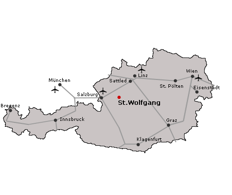 Österreich-Karte