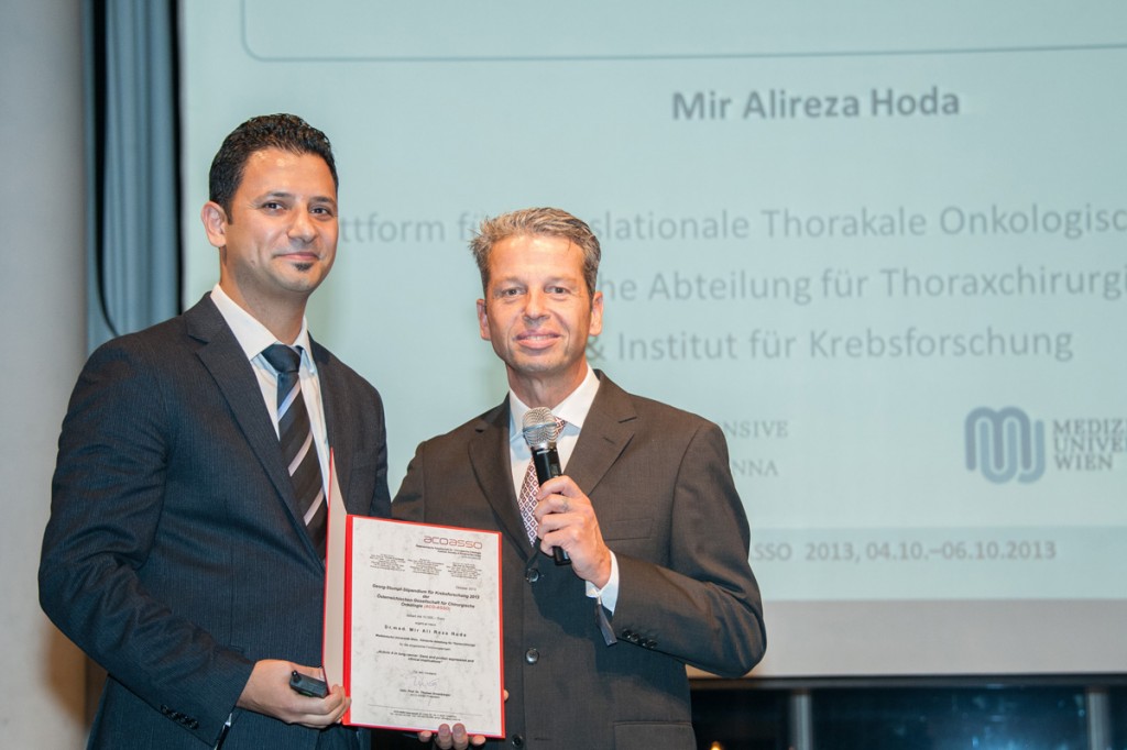 Georg-Stumpf-Stipendium 2013 für Dr. Mir Ali Reza Hoda